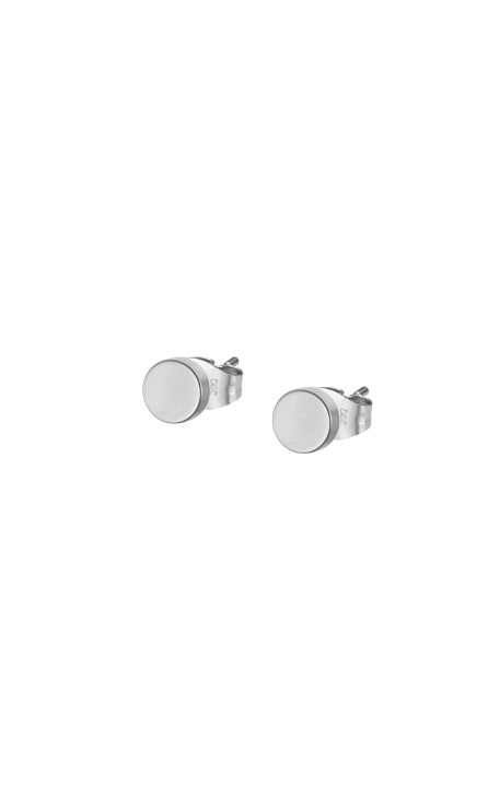 Boucles D'oreilles Homme Lotus Style LS2167-4/1 - Acier - Style épuré Et Moderne