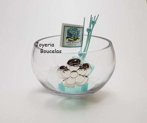 Centro Cristal con Plata Valenti 16469