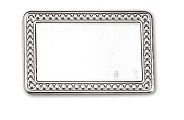 Lámina rectangular perlas Plata Isabel Cabanillas 569011