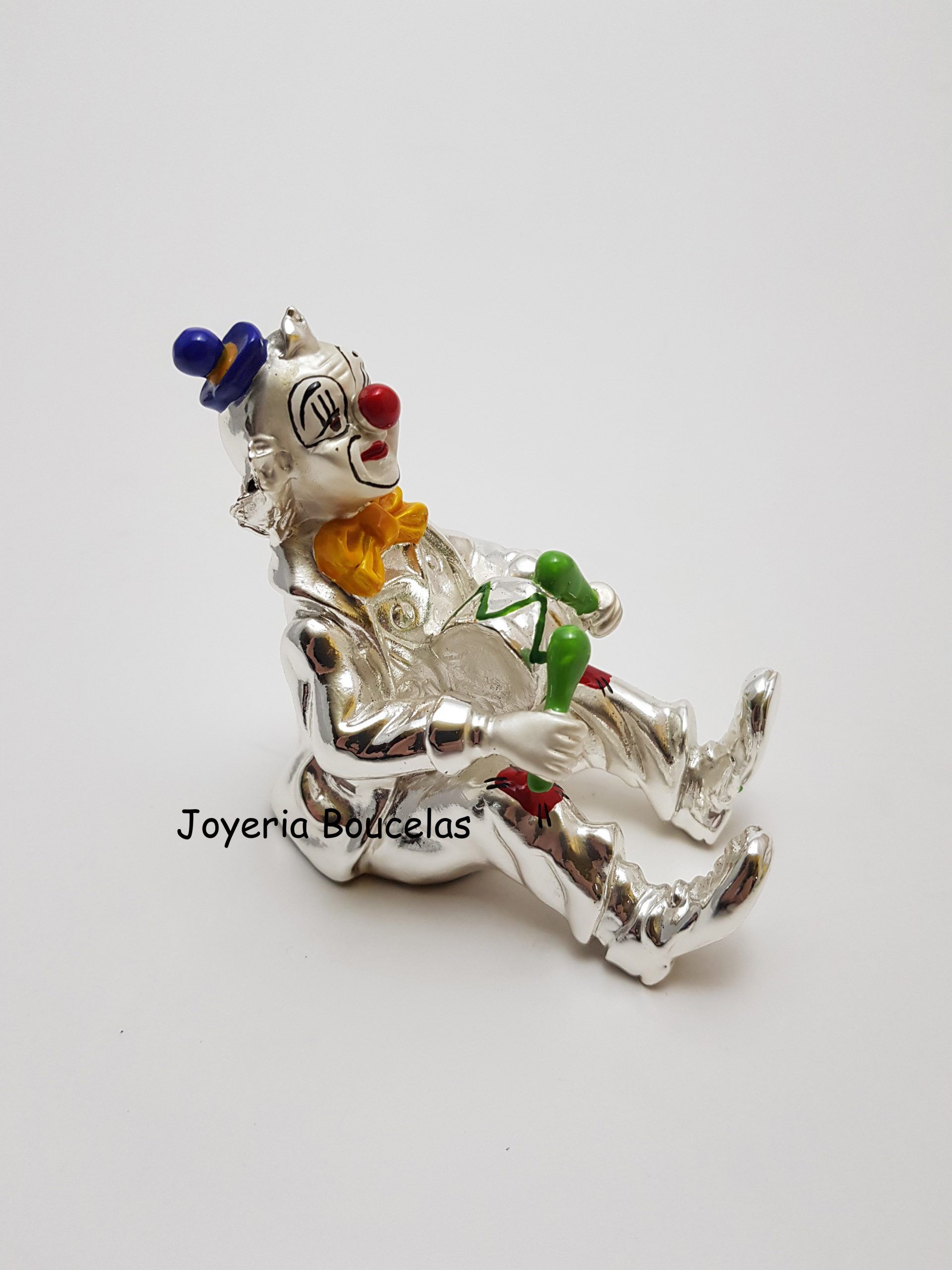 Figura Plata/Resina Payaso Spaliu 992 - Imagen 2