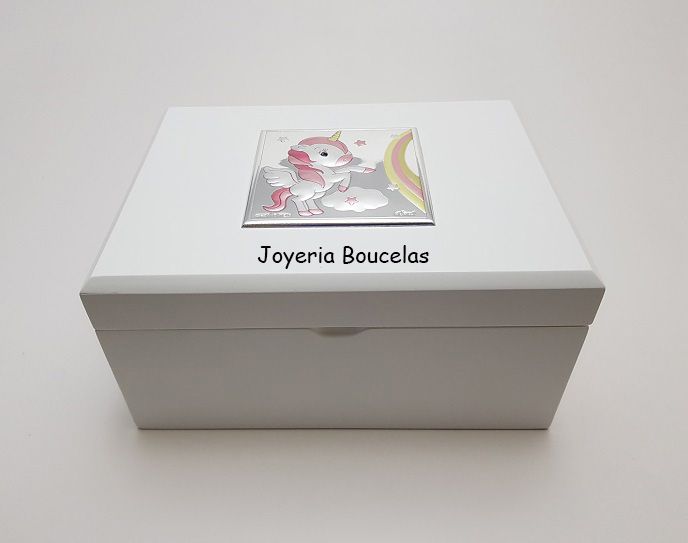 Joyero Madera con Plata Infantil G1106/B