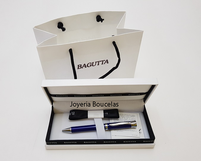 Bolígrafo acero Bagutta chico H6005/04B
