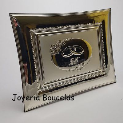 Placa Plata 25 Aniversario Valenti VL554/4L