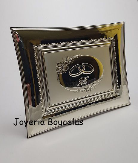 Placa Plata 25 Aniversario Valenti VL554/4L