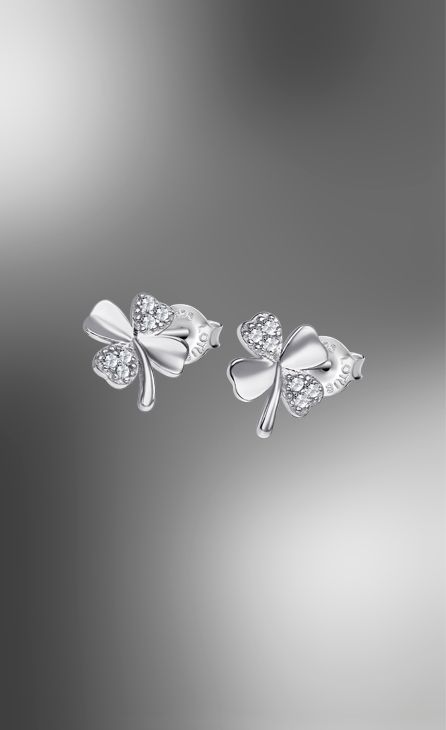 Pendientes Lotus Silver chica LP3108/4/1