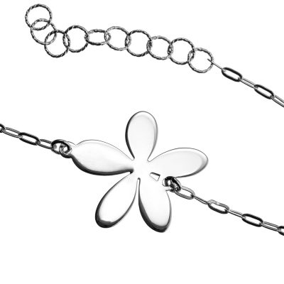 Pulsera Plata Clareza Flor chica T0611031