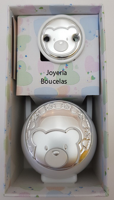 Juego de Chupetero y Guardachupetes Plata 54526/02B