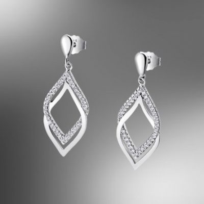 Pendientes Lotus Silver chica LP1791/4/1
