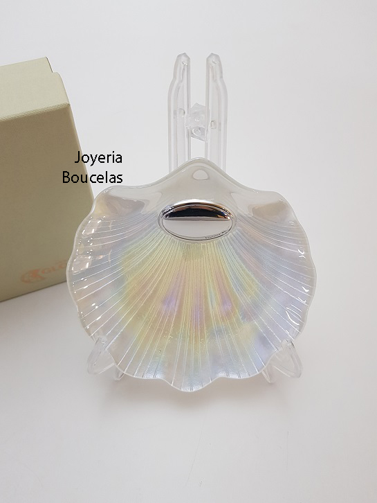 Concha Bautizo Cristal con Plata Mida 7/419 - Imagen 2
