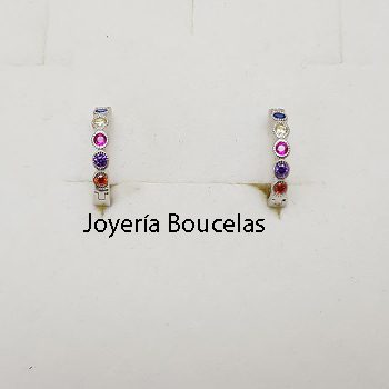 Pendientes Aros Plata Chica Placari 22323168