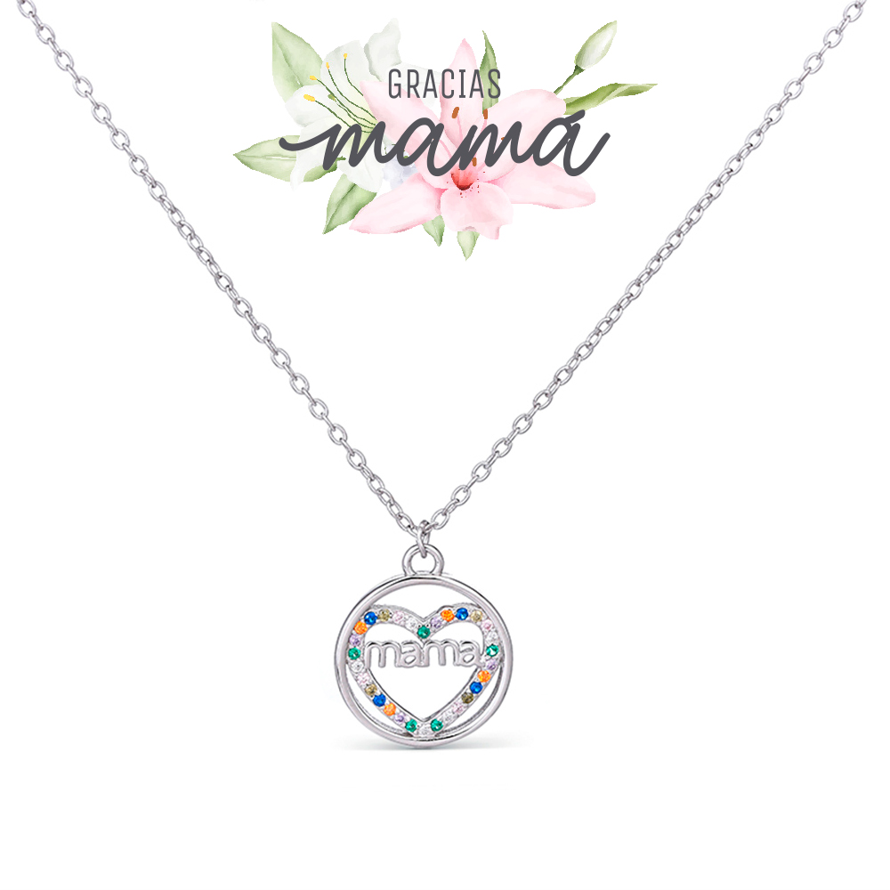 Gargantilla Plata Mamá Promojoya 9113715