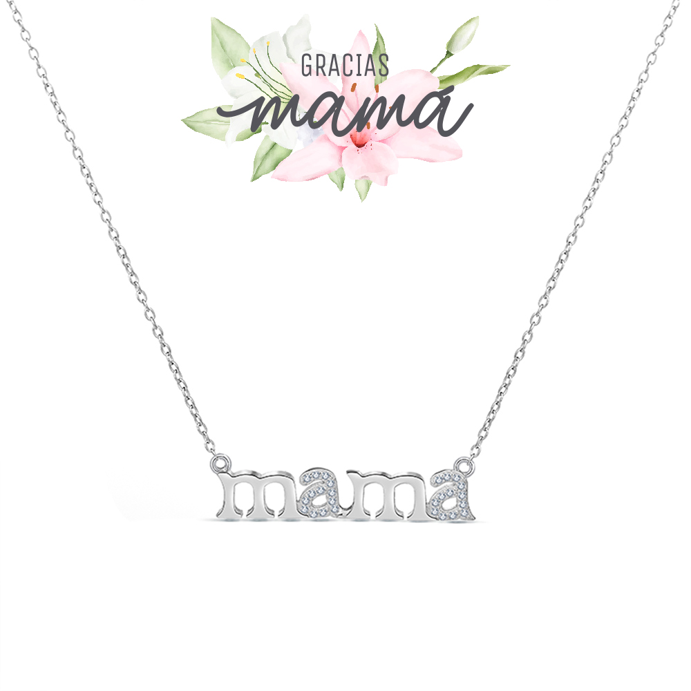 Gargantilla Plata Mamá Promojoya 9113719