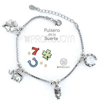 Pulsera Plata Suerte Promojoya 9101776