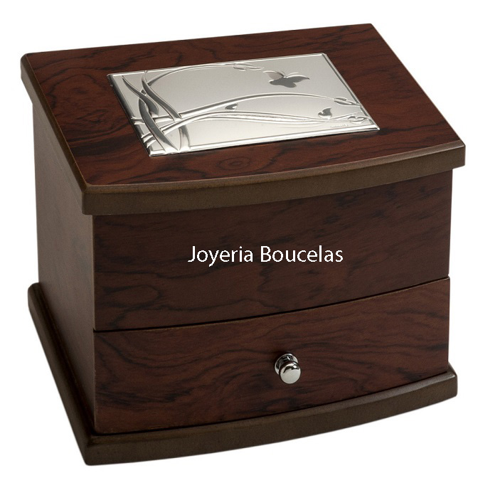 Joyero Musical Madera/Plata Global Argenti GA2019