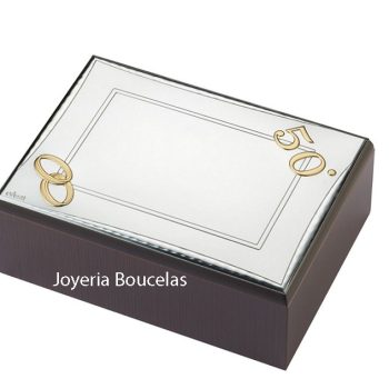 Joyero Plata con Madera 50 Aniversario Eventi EV9237/13C