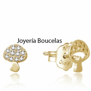 Pendientes Plata Chapada Di Plata Chica 2024149/Y