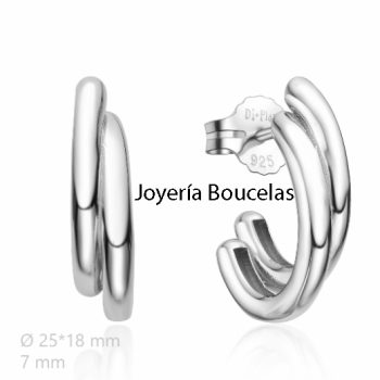 Pendientes Plata Di Plata Chica 2024653