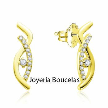 Pendientes Plata Chapada Di Plata Chica 2024810/Y
