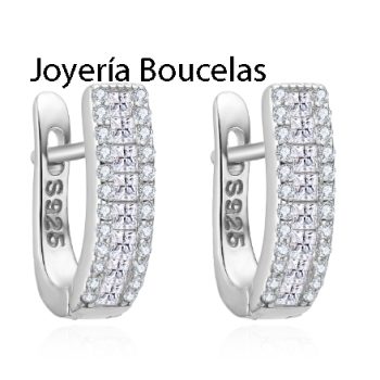 Pendientes Plata Di Plata Chica 2024865