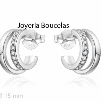 Pendientes Plata Di Plata Chica 2140747