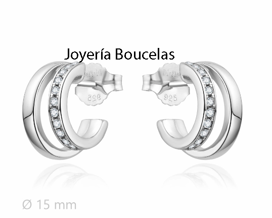 Pendientes Plata Di Plata Chica 2140747