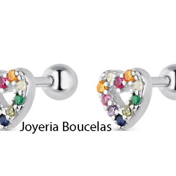 Pendientes Plata Promojoya Chica 9113345