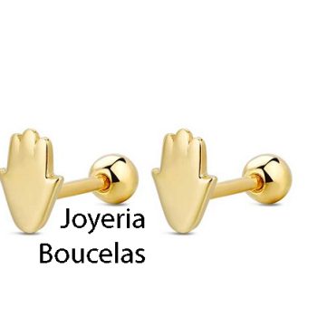 Pendientes Plata Chapada Promojoya Chica 9119698