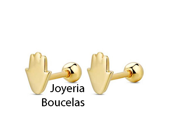 Pendientes Plata Chapada Promojoya Chica 9119698