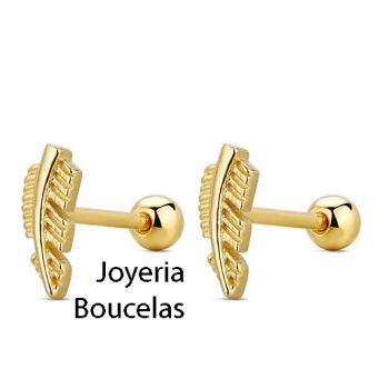Pendientes Plata Chapada Promojoya Chica 9119702
