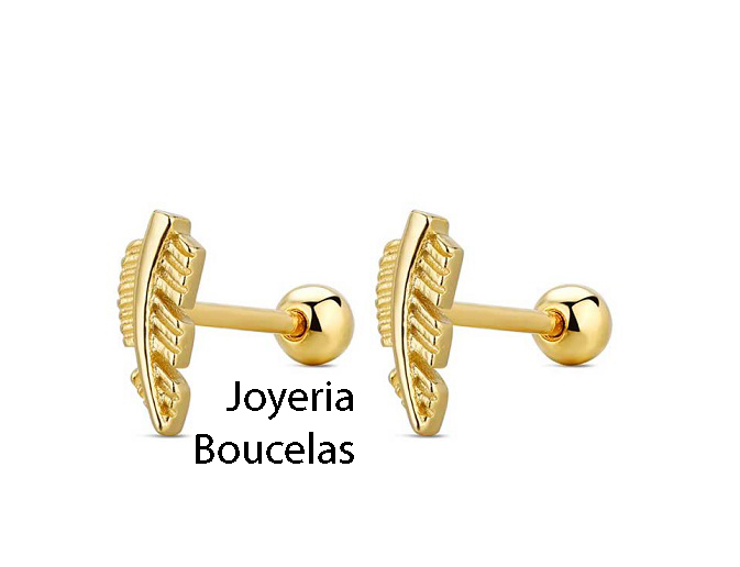 Pendientes Plata Chapada Promojoya Chica 9119702