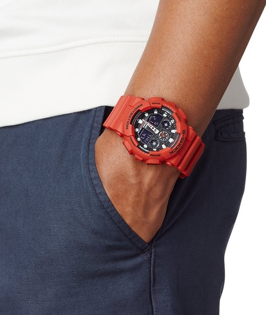 Reloj G-Shock by Casio Ana-Digi Chico GA-100B-4AER - Imagen 2
