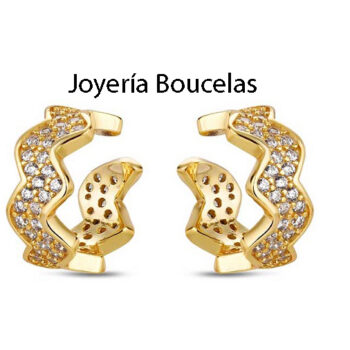 Pendientes Plata Chapada Promojoya Chica 9119788