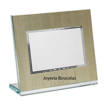 Placa Homenaje Global Argenti Cristal/Aluminio P/3022/3C