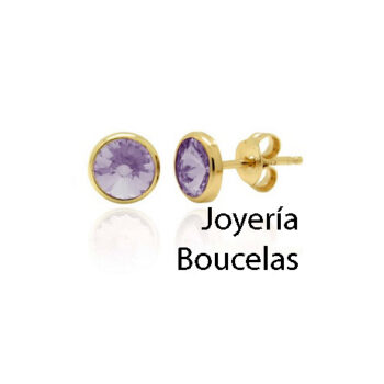 Pendientes Plata Victoria Cruz Chica A3331/31DT