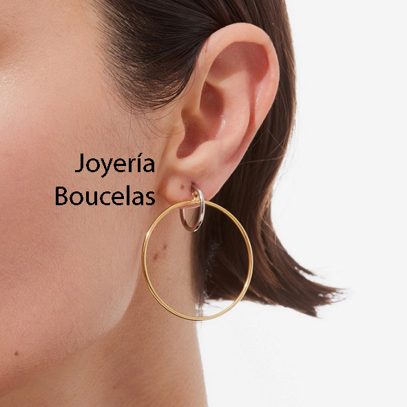 Pendientes Plata Victoria Cruz Chica A5043/BT - Imagen 3