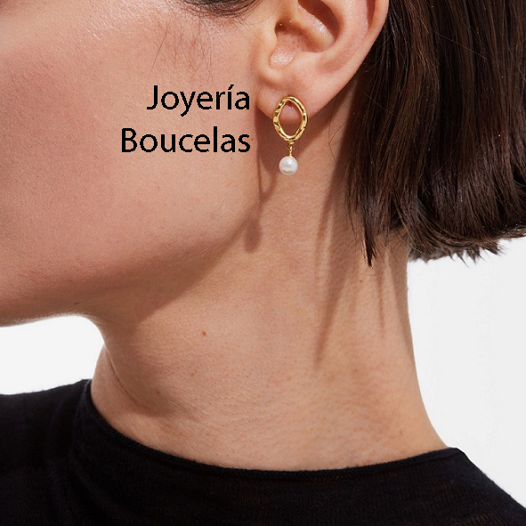 Pendientes Plata Victoria Cruz Chica A5083/00DT - Imagen 3