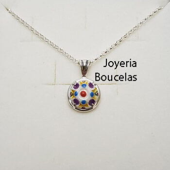 Colgante Plata/Cerámica Chica JMC C5