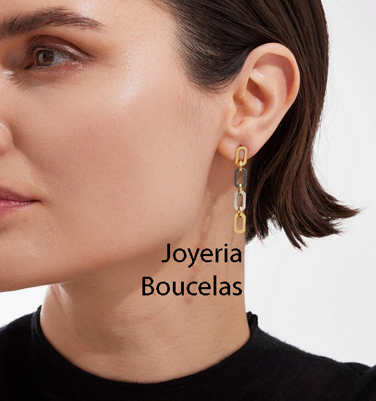 Pendientes Plata Victoria Cruz Chica A5045/BT - Imagen 2