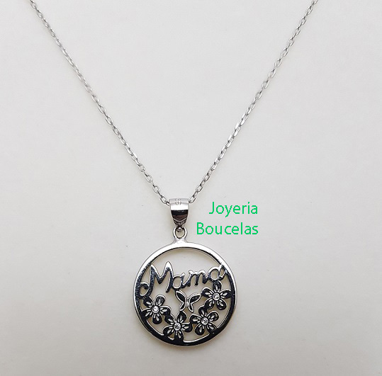 Gargantilla Di Plata Mamá 2031216