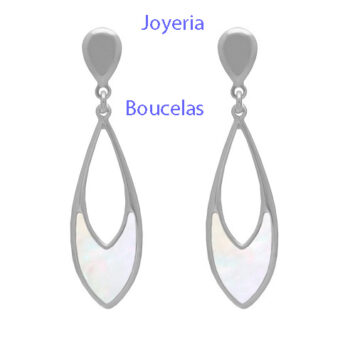 Pendientes Plata Victoria Cruz Chica A5406/29HT