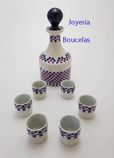 Juego Botella y Chupitos Galos Unisex 6116