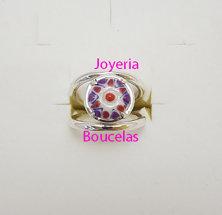 Anillo Plata/Cerámica Chica JMC AD3