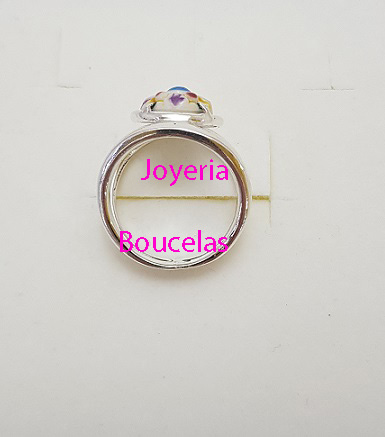 Anillo Plata/Cerámica Chica JMC AD5 - Imagen 2