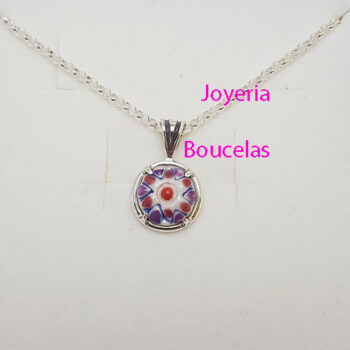 Colgante Plata/Cerámica Chica JMC C22