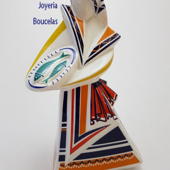 Figura Galos Peixeira Cubista 8761*
