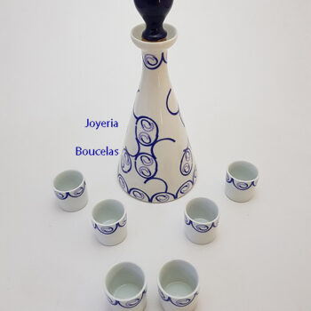 Juego Botella/Chupitos Galos Asubio 5976