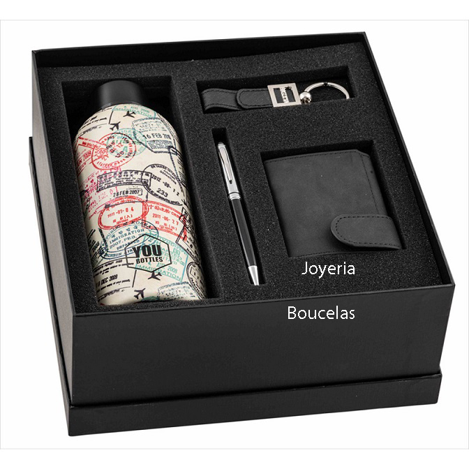 Estuche Llavero, Billetera, Boli y Botella 2276/5029