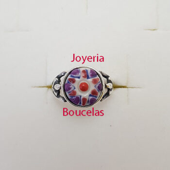 Anillo Cerámica/Plata Chica JMC A3