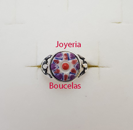 Anillo Cerámica/Plata Chica JMC A3