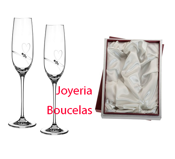 Juego de Copas Champán Novios Global Argenti GA4240 - Imagen 2